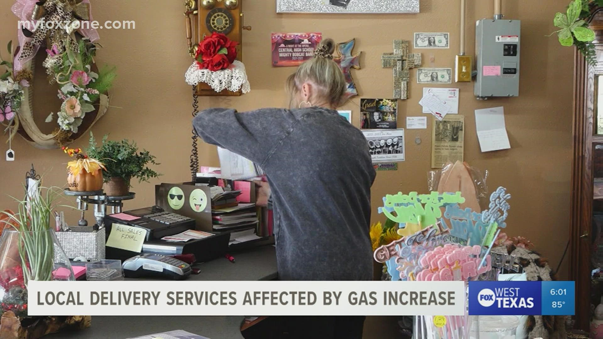 The rise in gas prices is affecting local delivery services, some are looking into more gas-friendly options.
