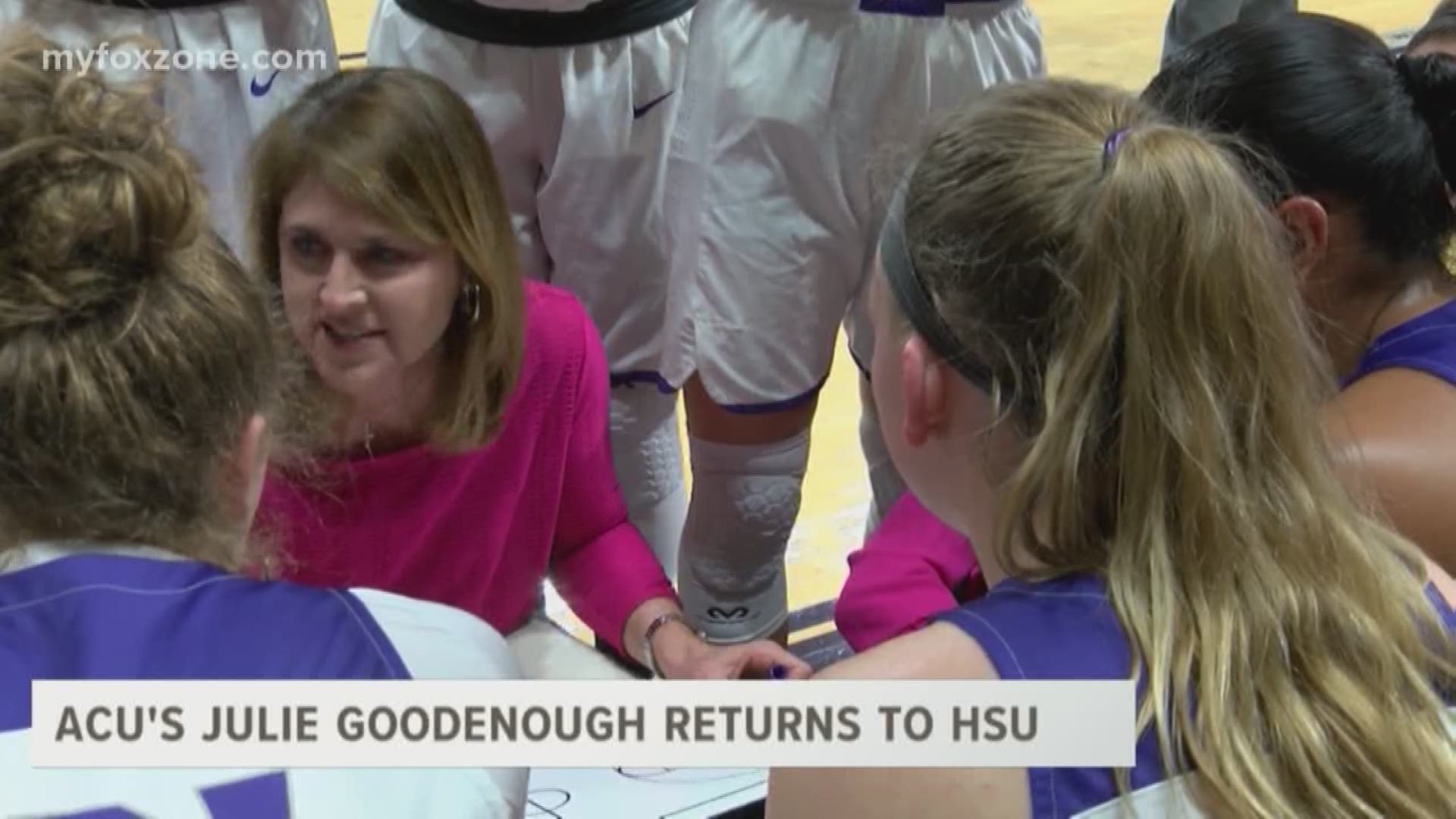 This Wednesday, ACU will play a conference game at Hardin-Simmons, the place where Julie Goodenough coached for almost a decade. For Coach Goodenough, it'll be a special walk down memory lane.