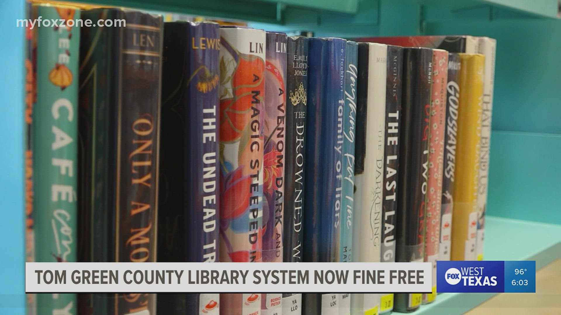 With inflation soaring, Americans are keeping an eye on their wallets. Some will have one less thing to worry about at the Tom Green County Library System.