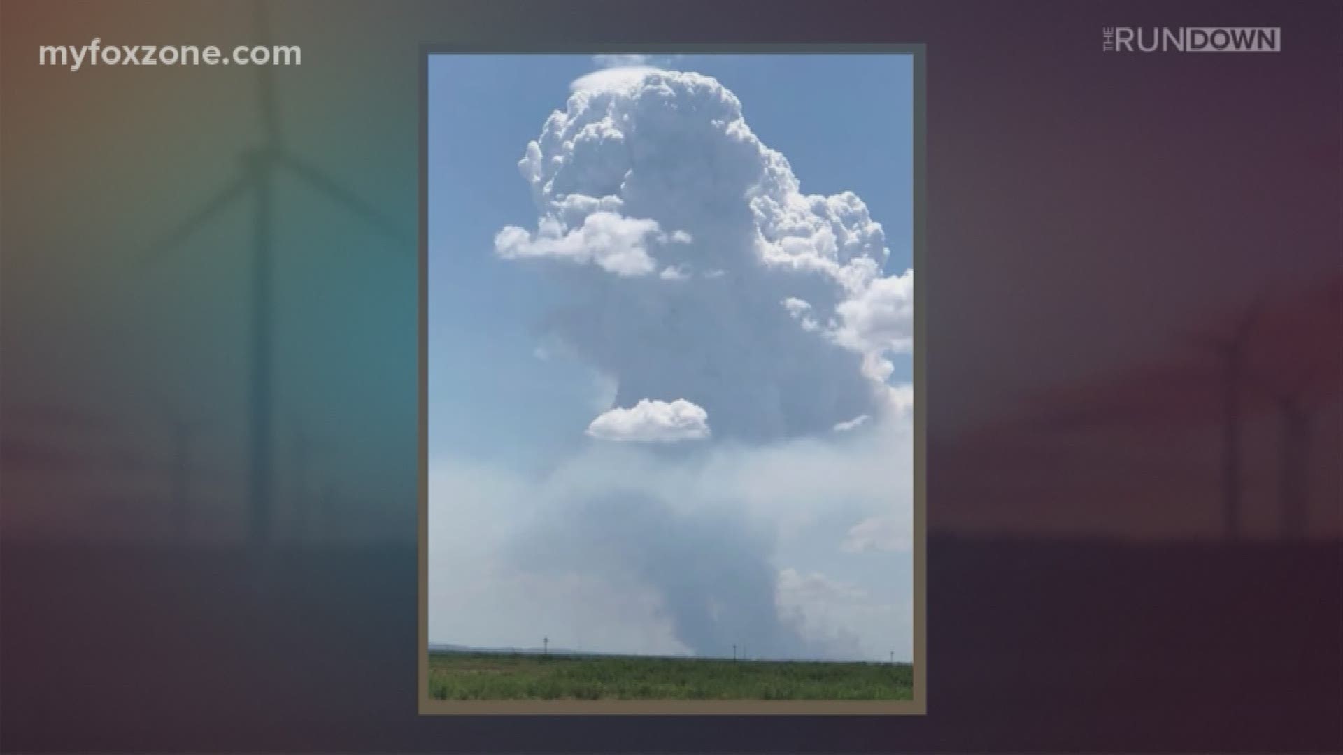 It was a sight that caught many of you by surprise. A towering cloud south of San Angelo that brought hope of some rain. As Chief Meteorologist Ricky Cody explains, that cloud was ignited by a grass fire.