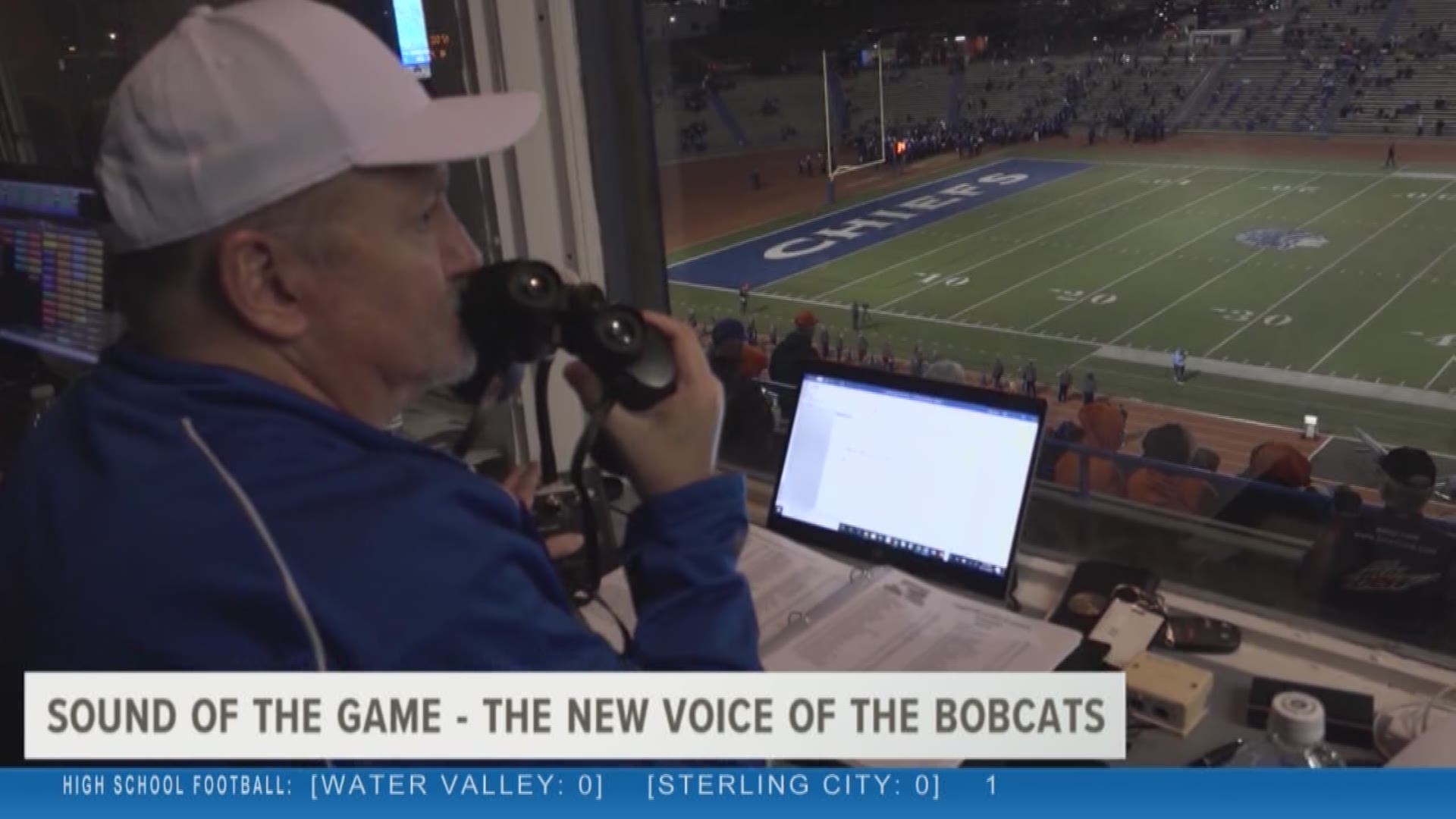 The new voice of the San Angelo Central Bobcats, John Flint, was FOX Football Live's Sounds of the Game.