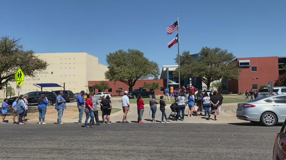 Lake View HS parents wait to sign students out of school after threat made on social media