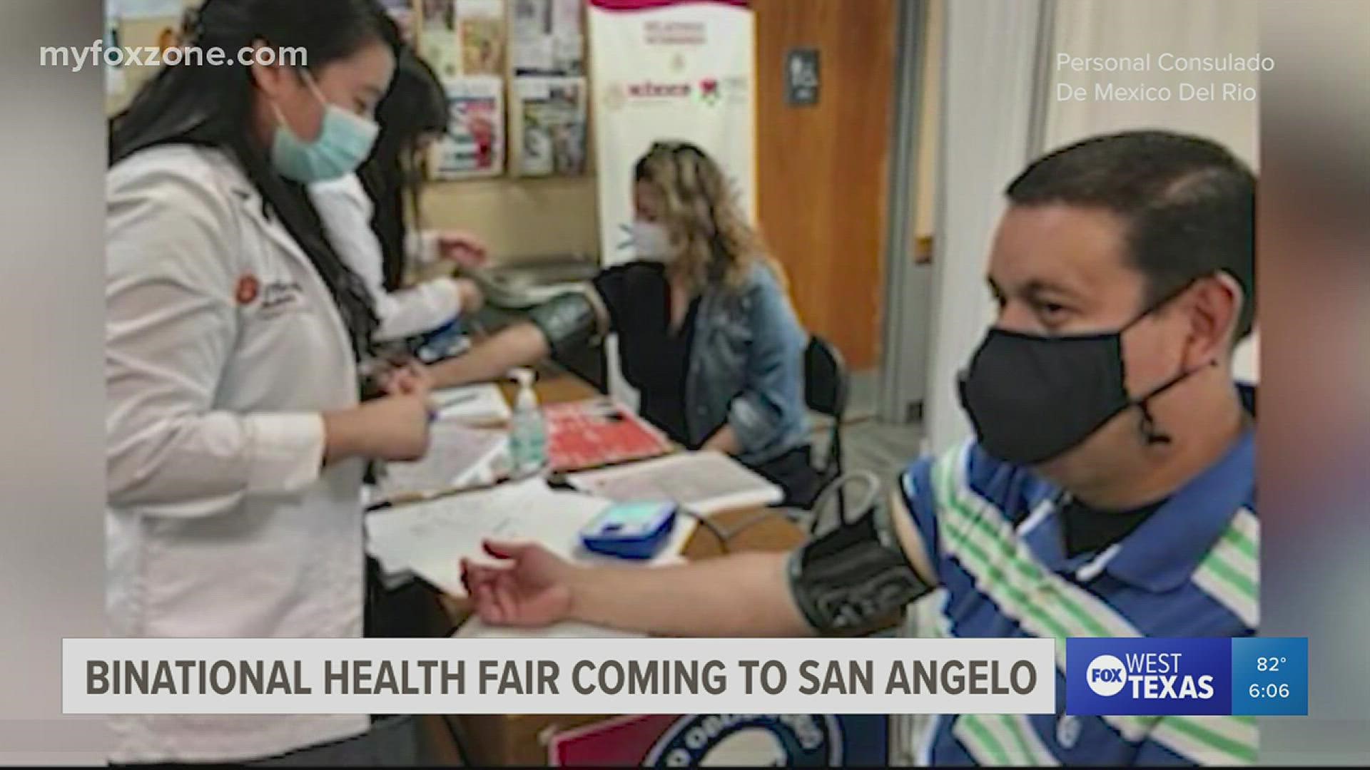 The Consulate of Mexico will offer several health screenings Saturday in San Angelo.