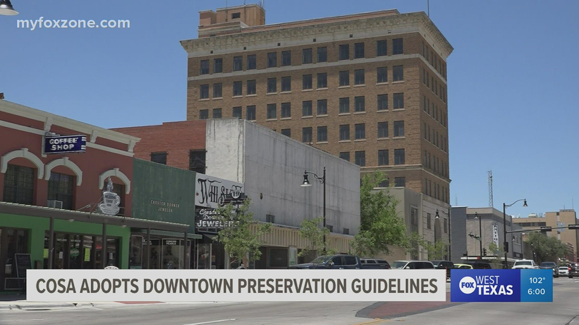 The goal is to preserve downtown history and promote growth for downtown businesses.