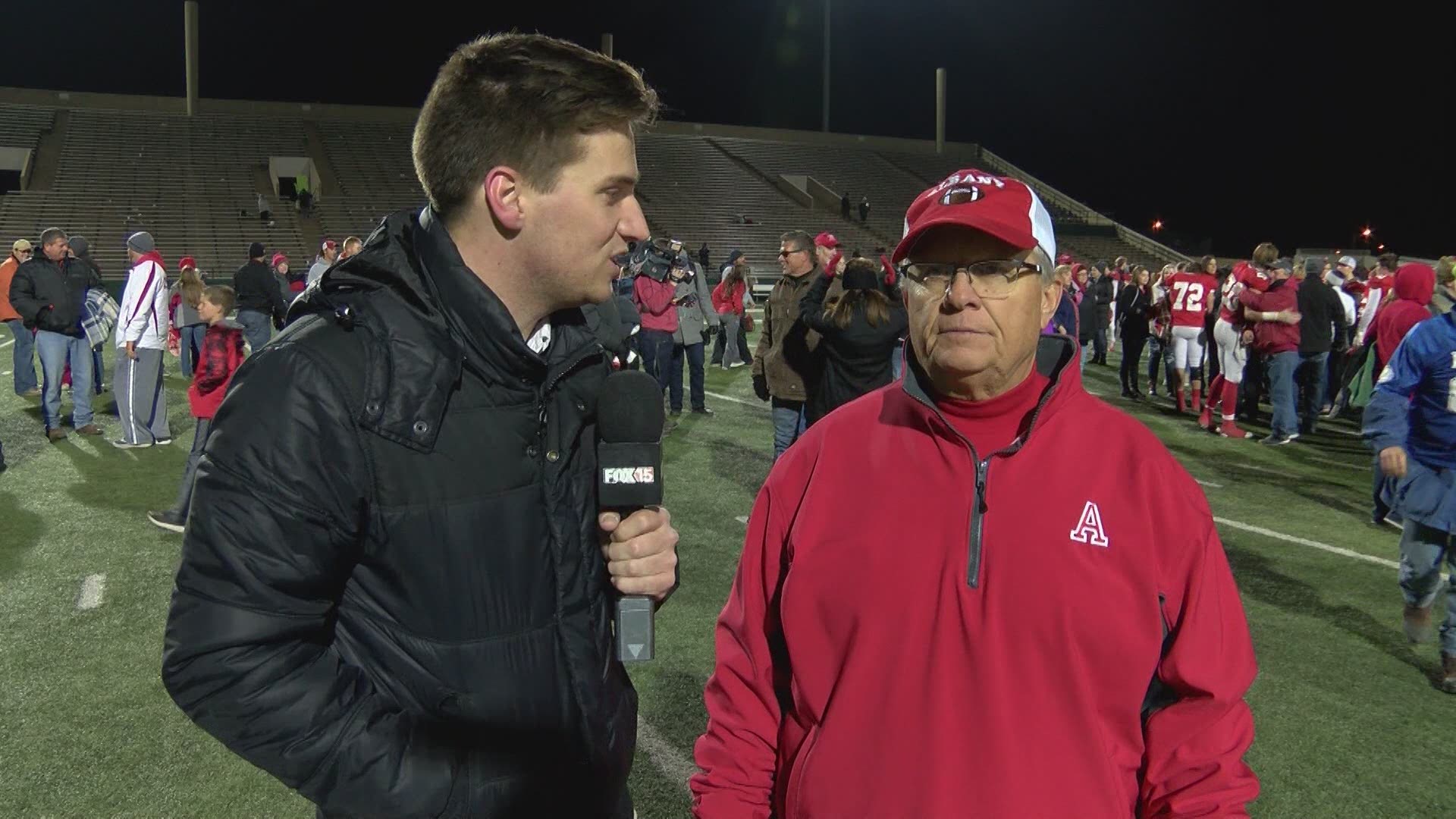 Albany has shown incredible fight all year long, and it was on display in the teams 41-28 victory over Hamlin in the Regional Finals. Coach Faith is now at 299 career wins.