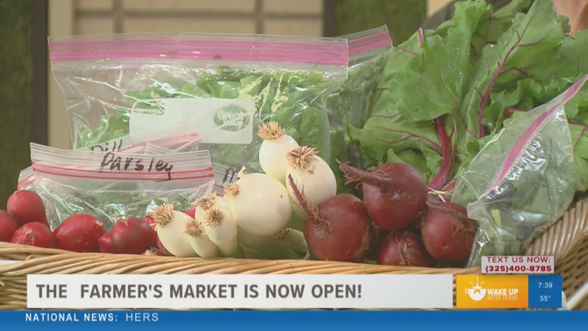 Our Malik Mingo spoke with the Concho Valley Farmer's Market about what it has to offer this season!