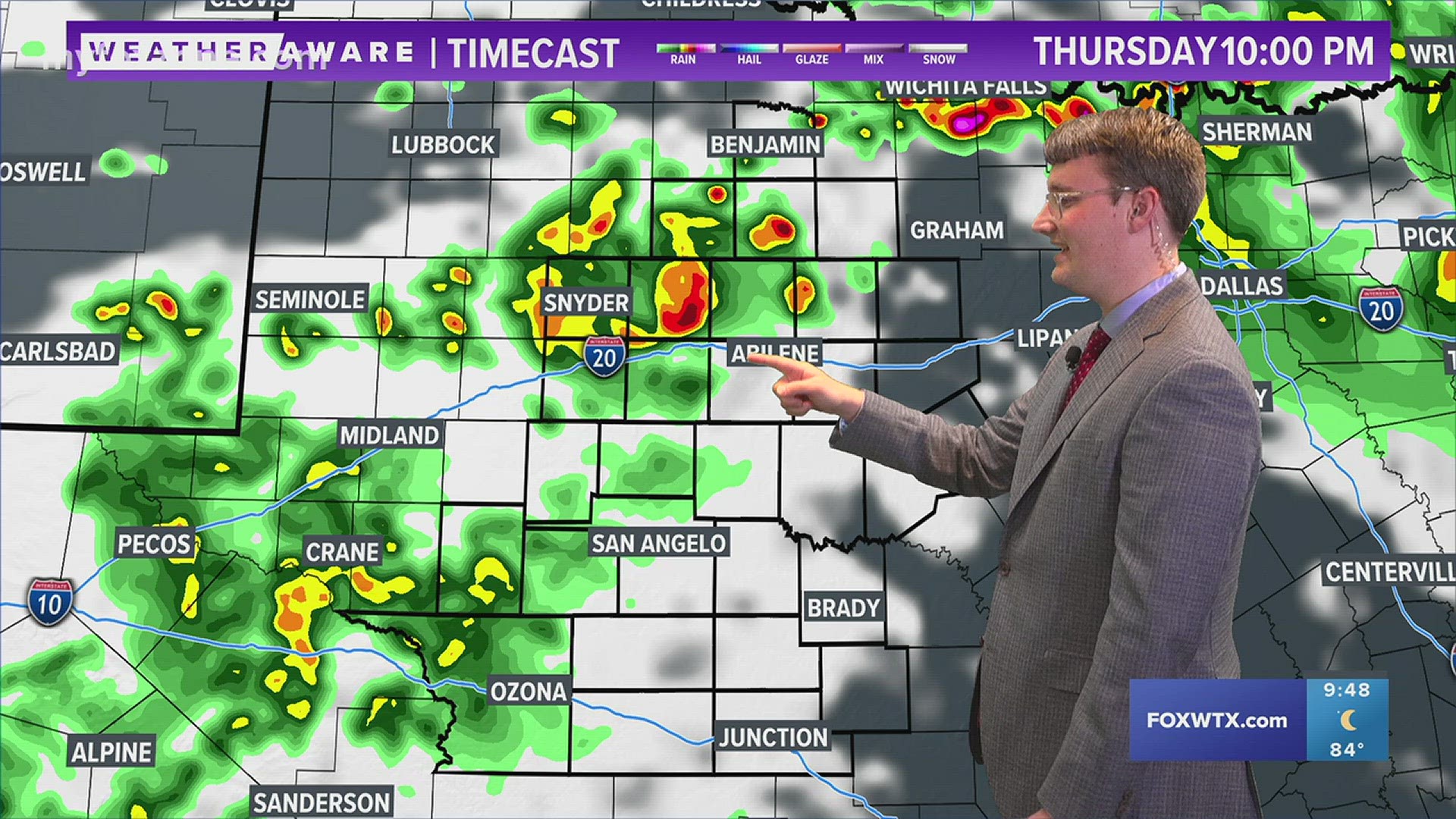It is way too hot for this time of year! It looks like our best rain chance will be early next week.