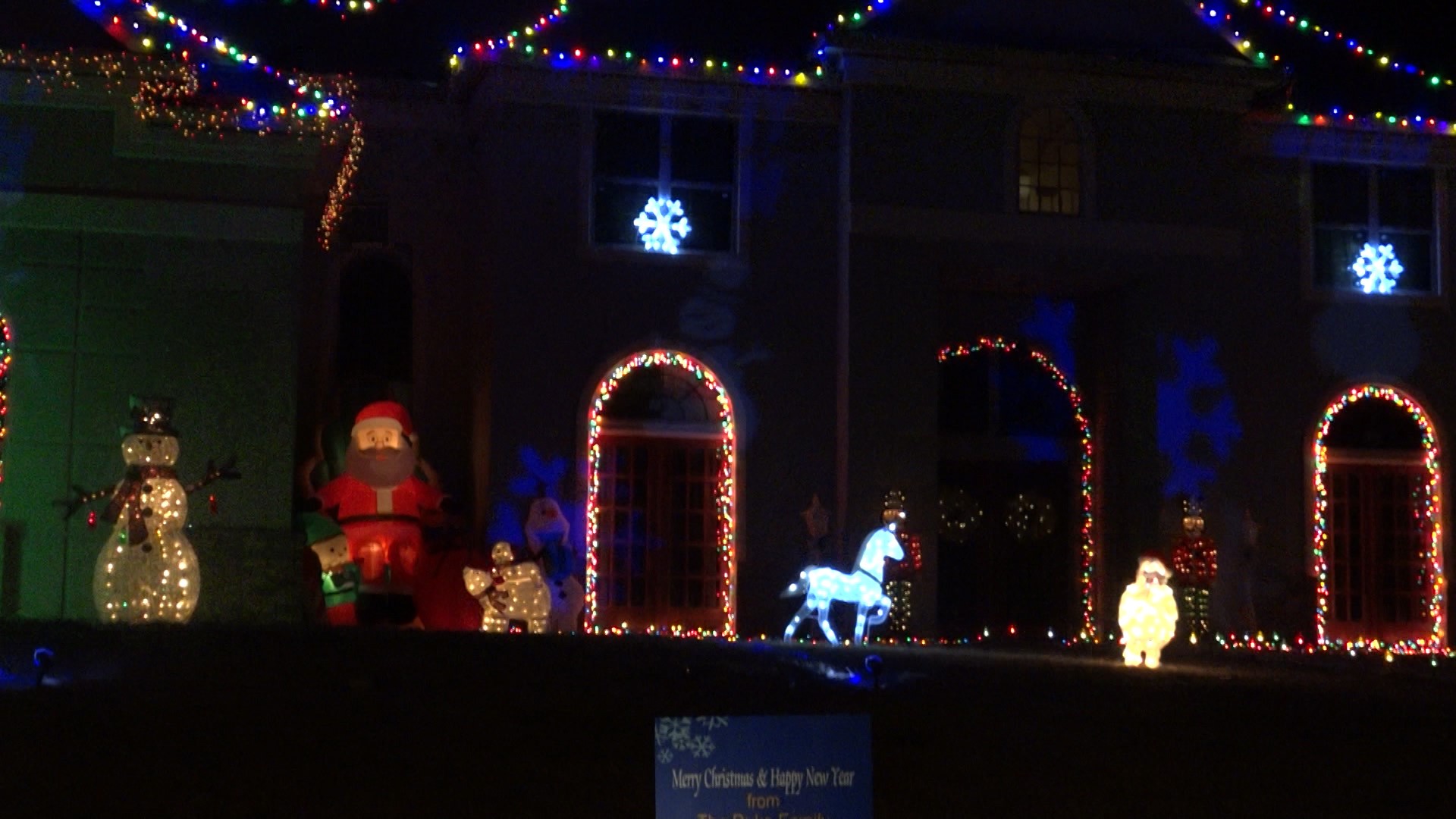 The Duke's family on Ashford Drive is going above and beyond to spread Christmas cheer this holiday season.