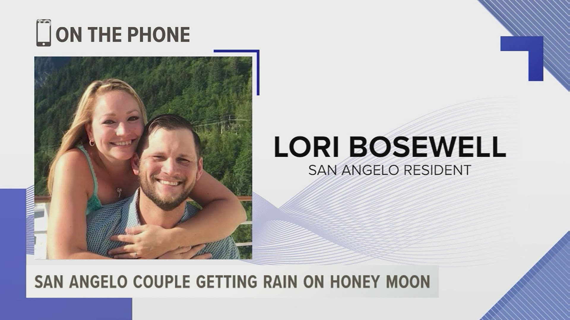Lori and Shane Boswell booked a honeymoon trip to Rockport, expecting to get away for a few days. They didn't expect the downpour they received.
