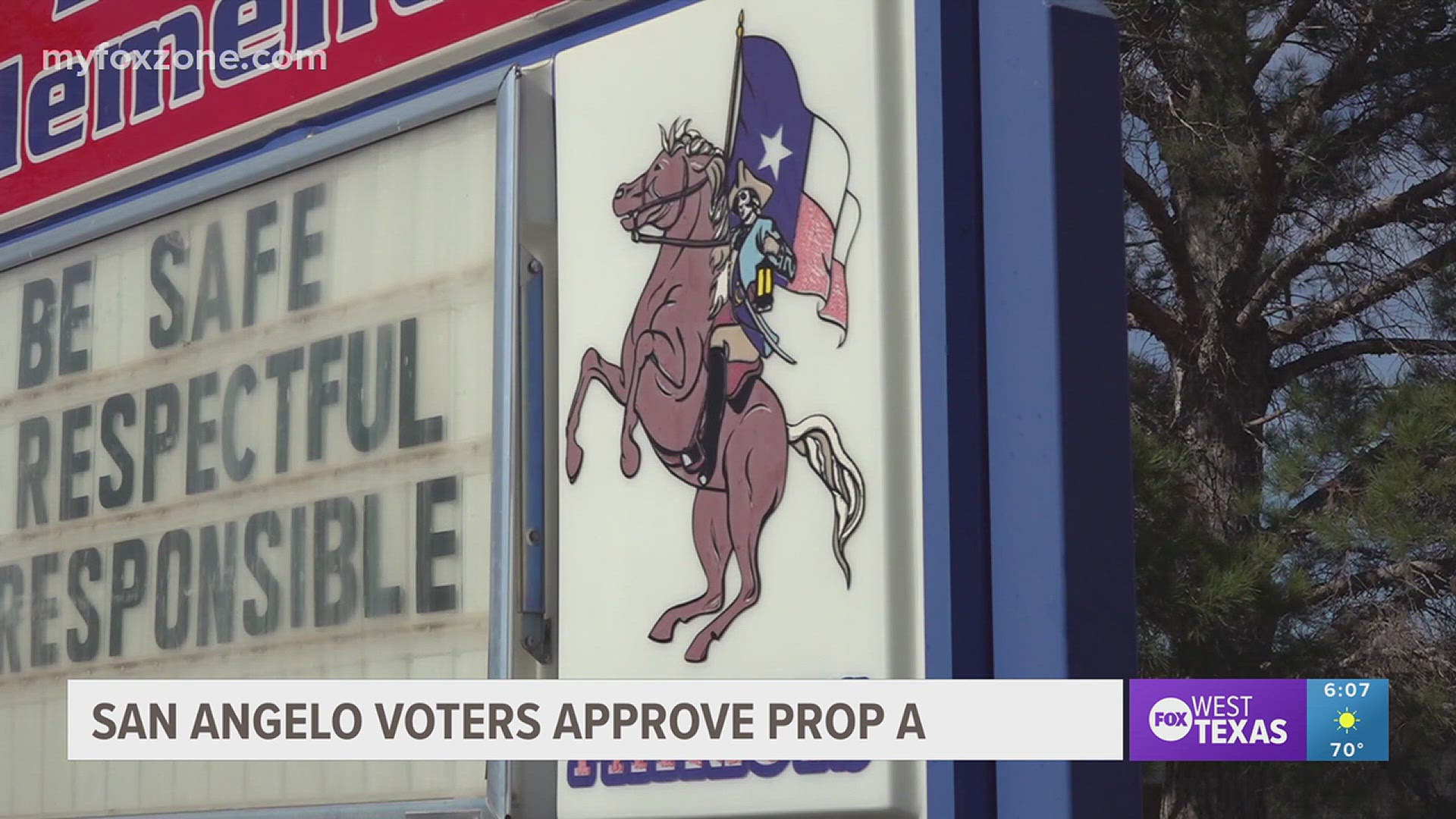 San Angelo voters approved the proposition in the Nov. 5 election. 