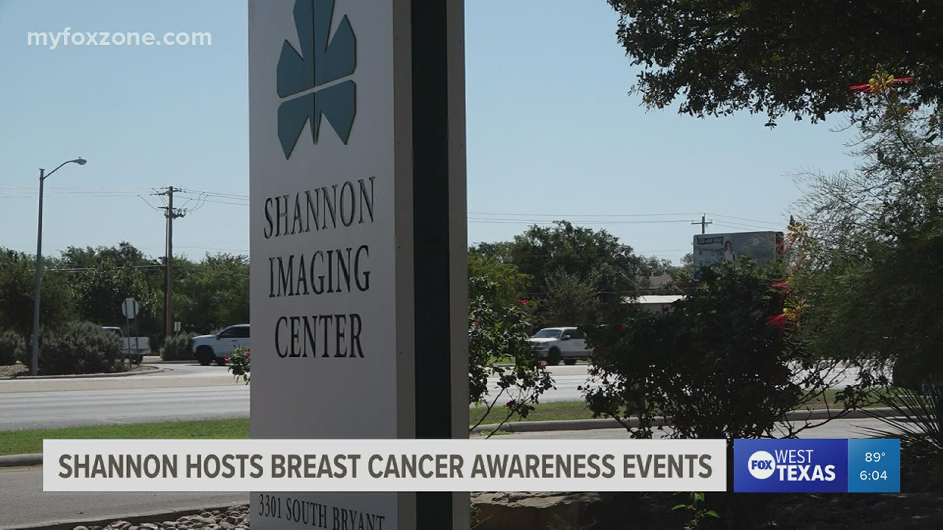 To honor breast cancer survivors and raise awareness for early detection, Shannon will have several events through the month of October.