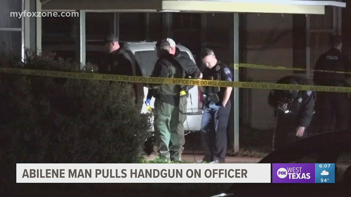 UPDATE: Abilene Police say man who was shot by officer had a handgun