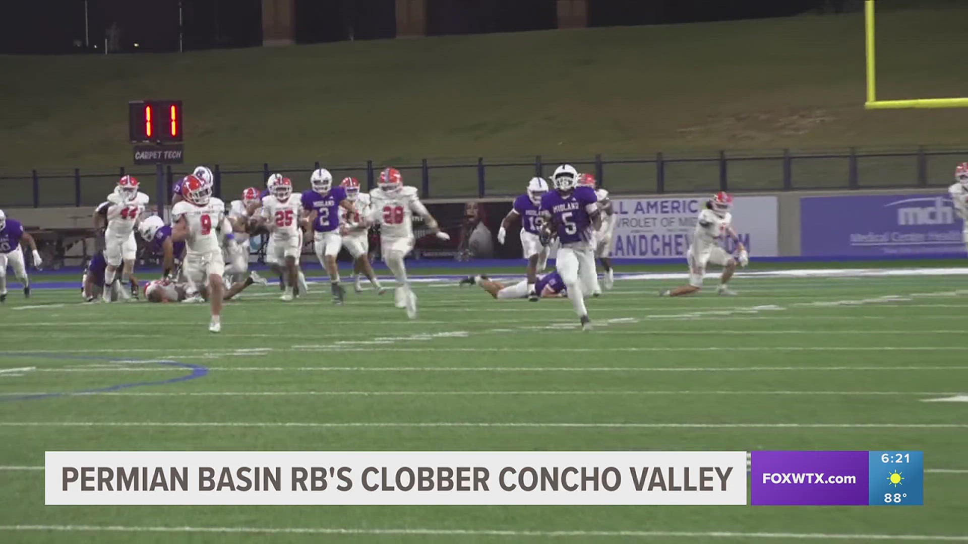 Midland's Elijah McCoy, Permian's Gavin Black and Wink's Kemyd Faciane have each rushed for over 150 yards against teams from the Concho Valley.