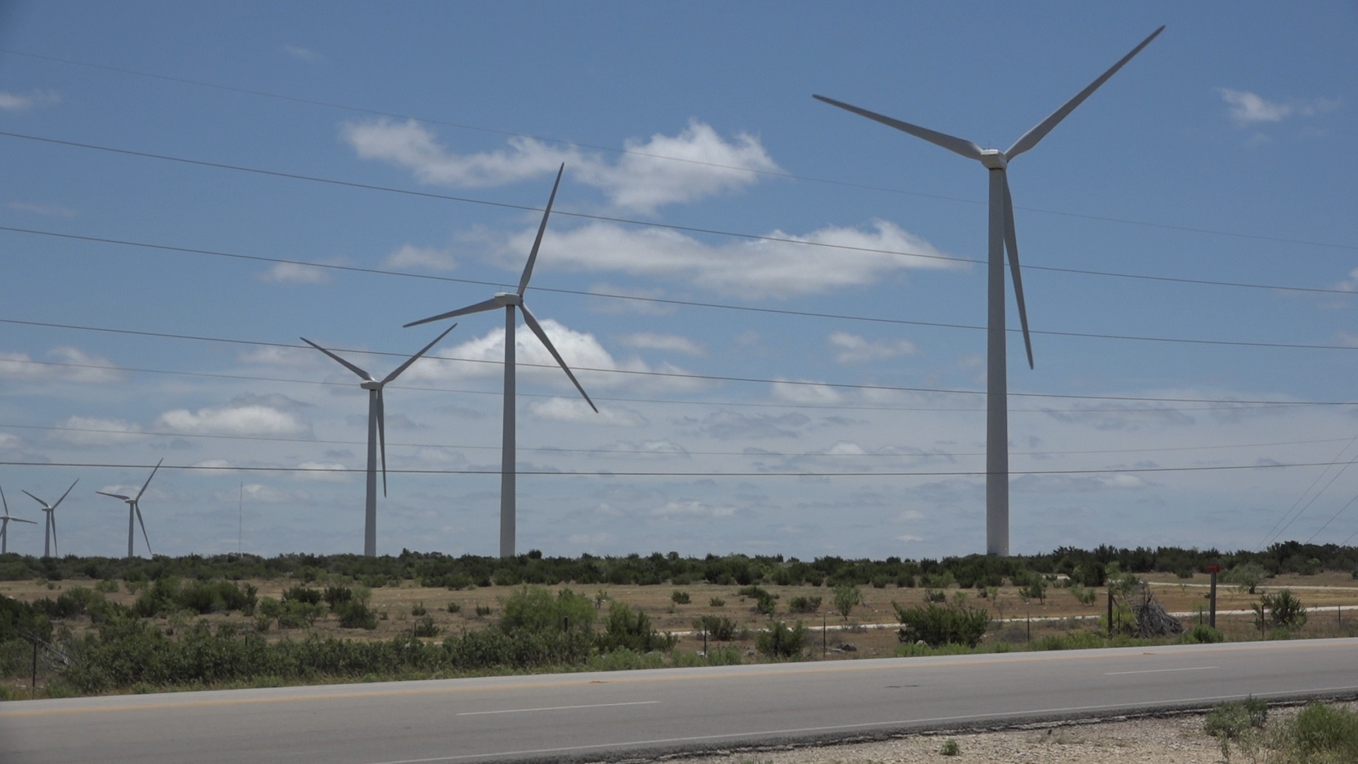 High winds and its impact on west Texas turbines