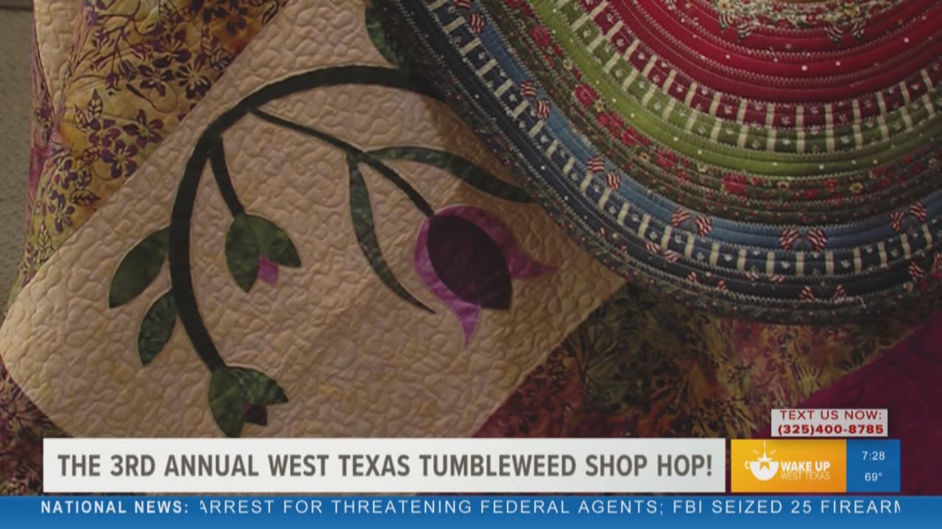 Our Malik Mingo spoke with one of the co-organizers of the West Texas Tumbleweed Shop Hop about what participants can expect on August 16-17 at the McNease Convention Center.