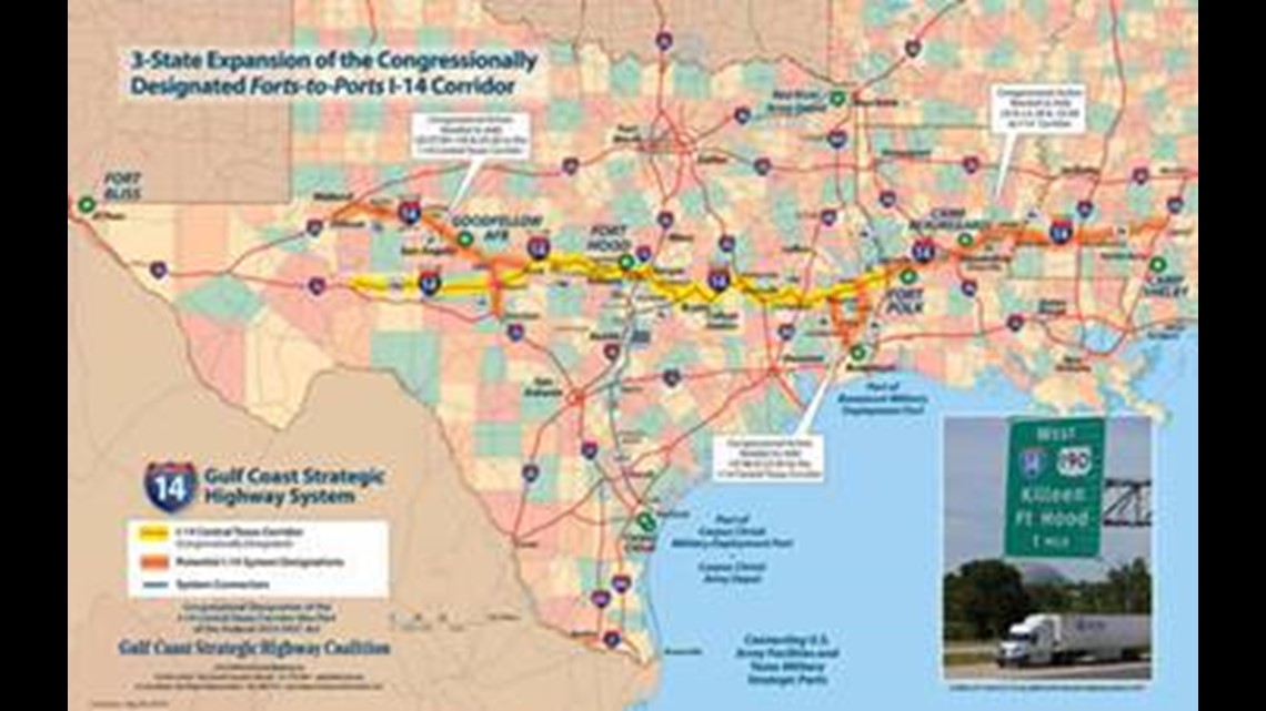 Highway Coalition: Three-State I-14 Expansion Bill Introduced ...