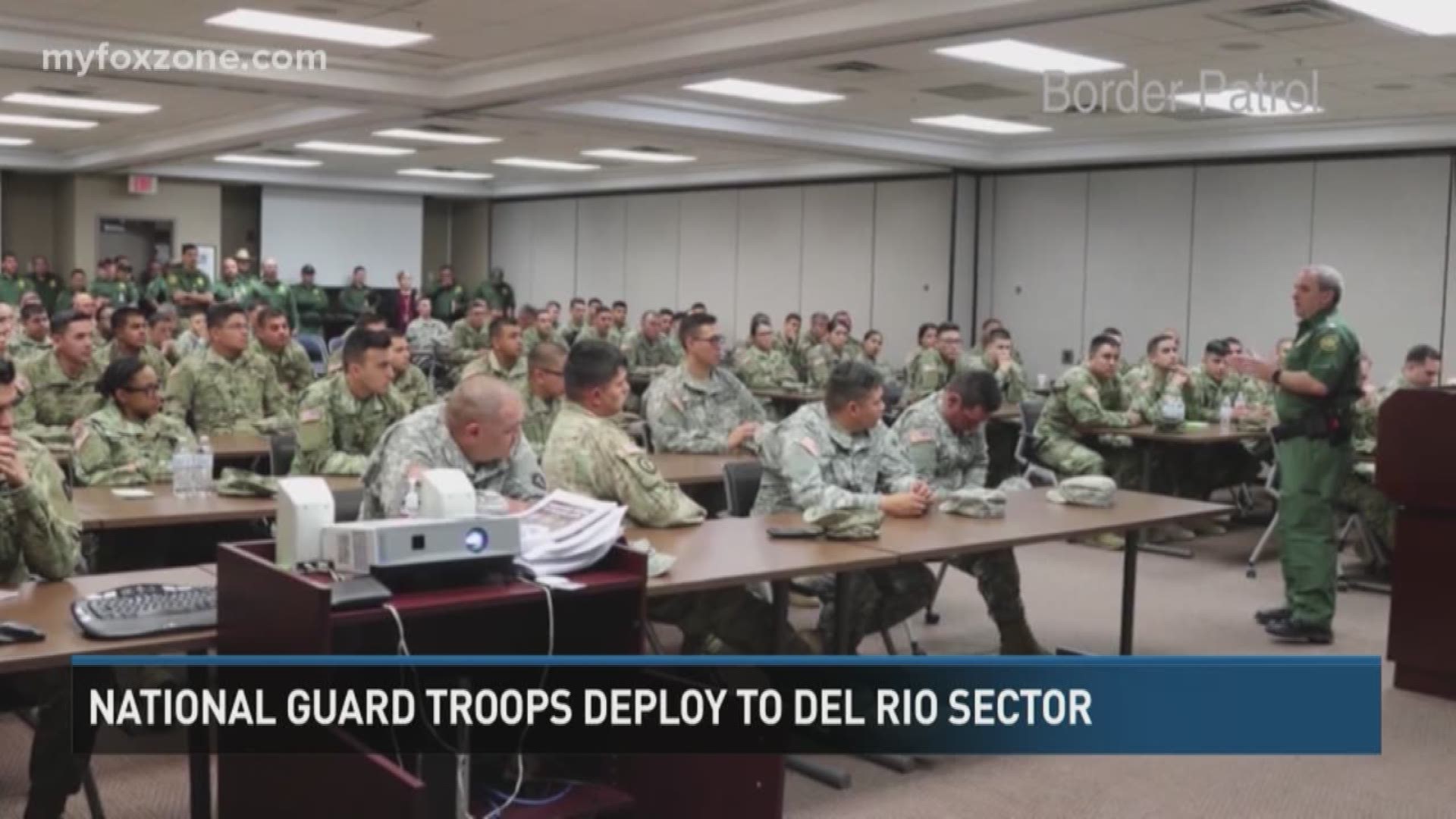 National Guard Troops deploy to Del Rio