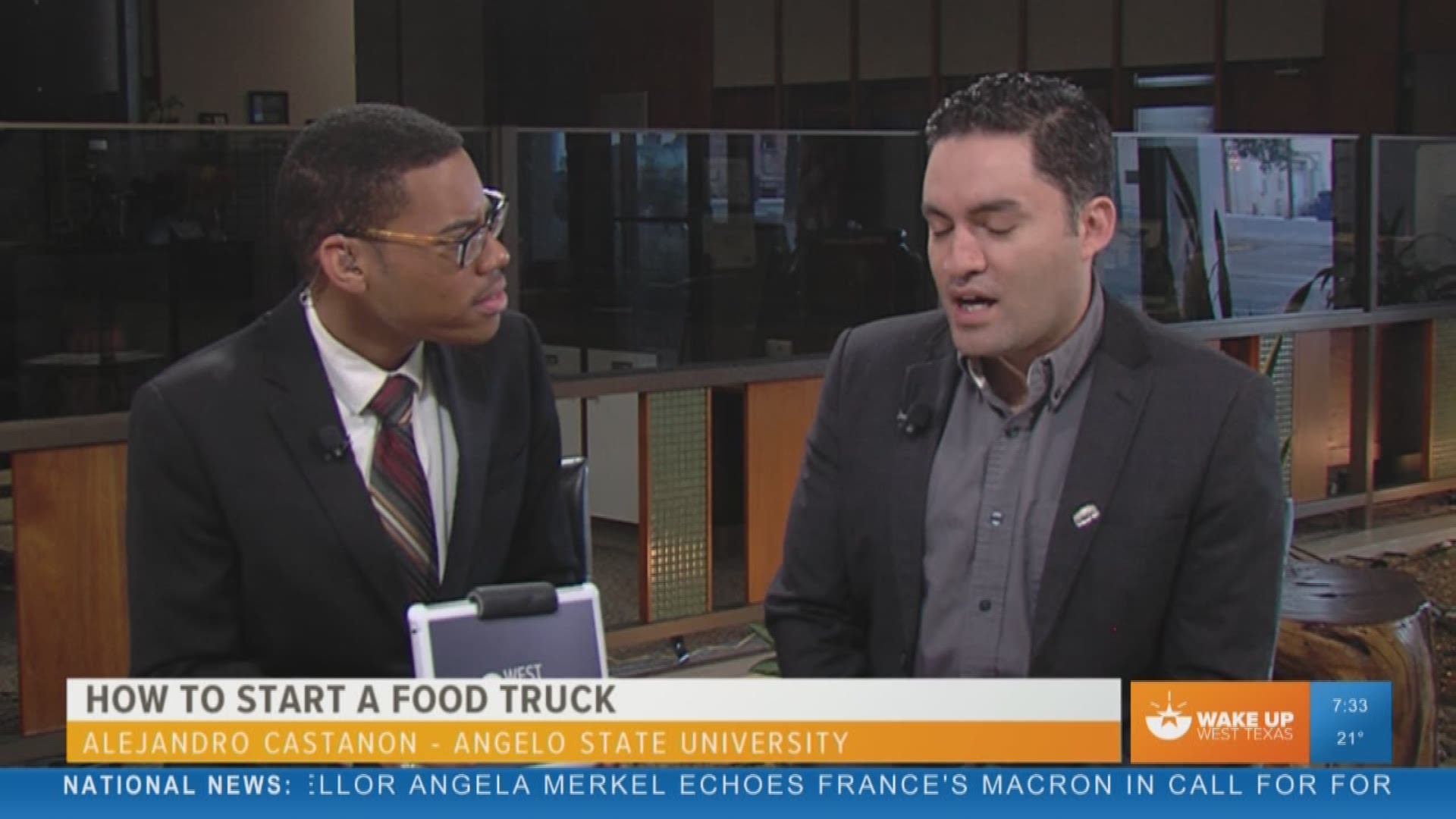 Our Malik Mingo speaks with the Angelo State University Small Business Development Center about some tips on how to start a food truck business.