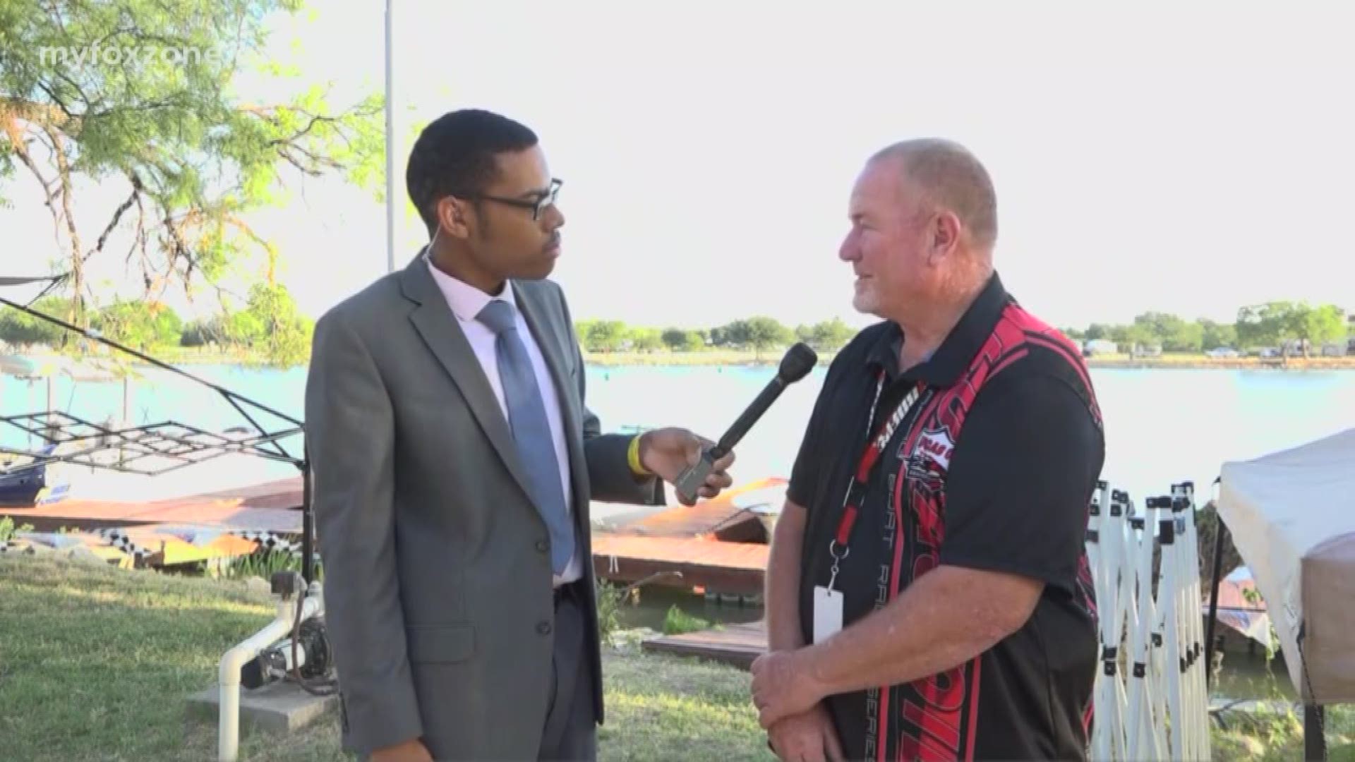 Our Malik Mingo is live out at Lake Nasworthy with details about the 12th annual boat races.