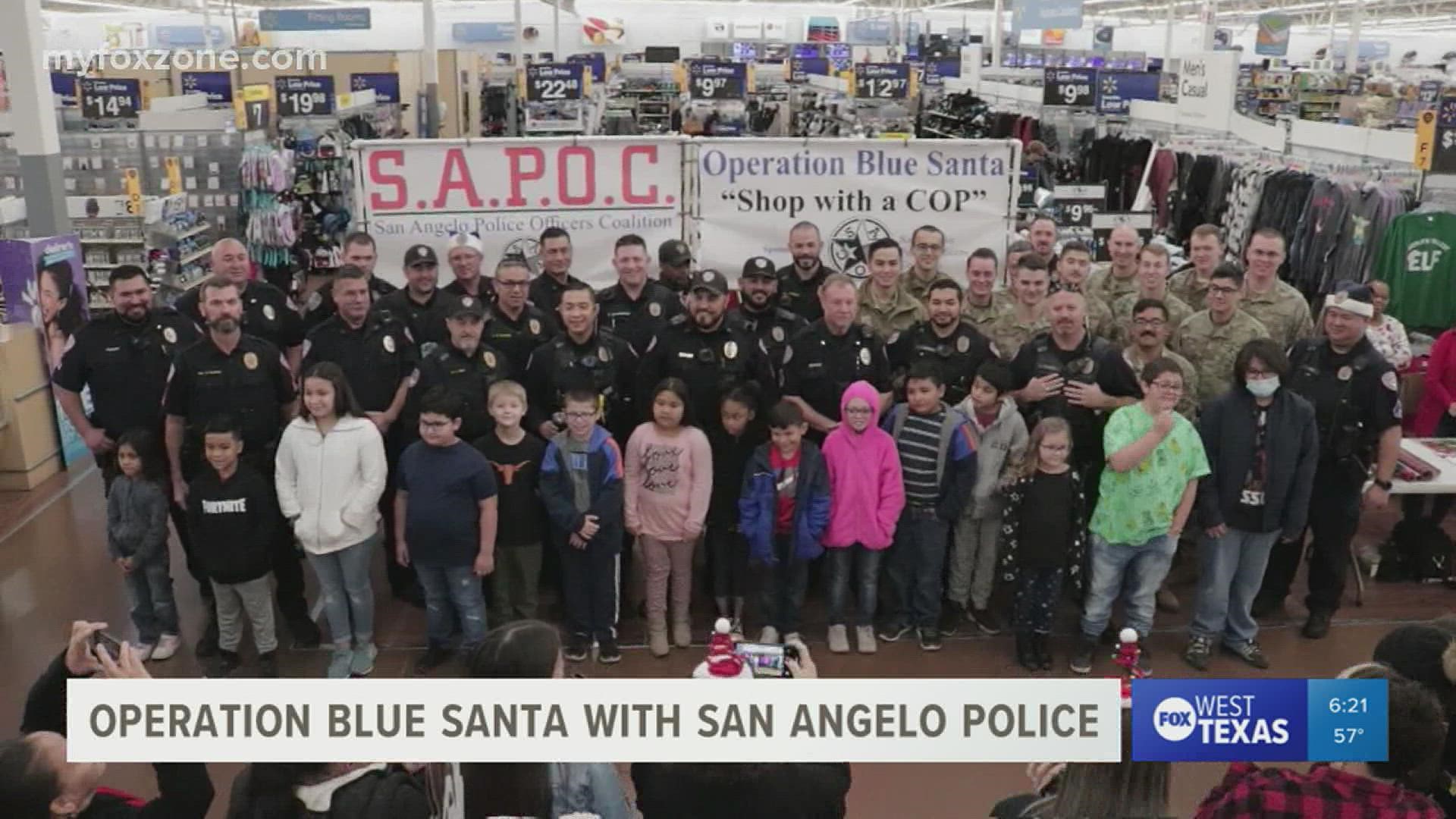 Operation Blue Santa 2021 was held at the Walmart North Saturday, Dec. 18.