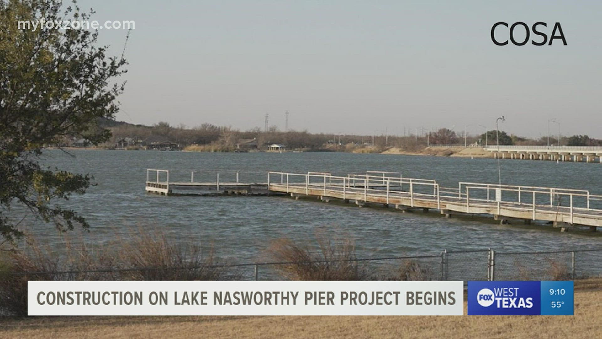 The City of San Angelo has kicked off the first part of the Lake Nasworthy improvement projects.