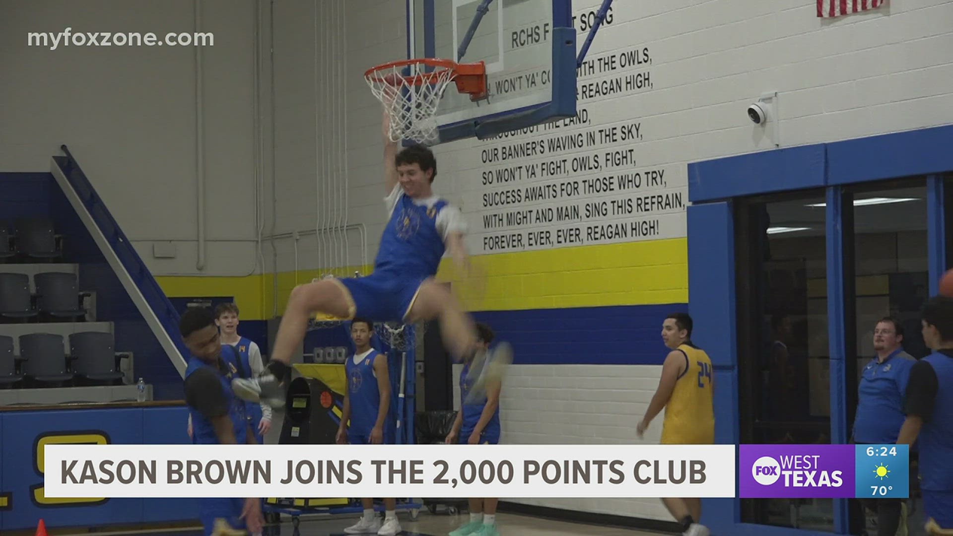 In the realm of High School Basketball, the 2,000 points club is rare air to breathe. Reagan County's Kason Brown, is now full of that fresh air.