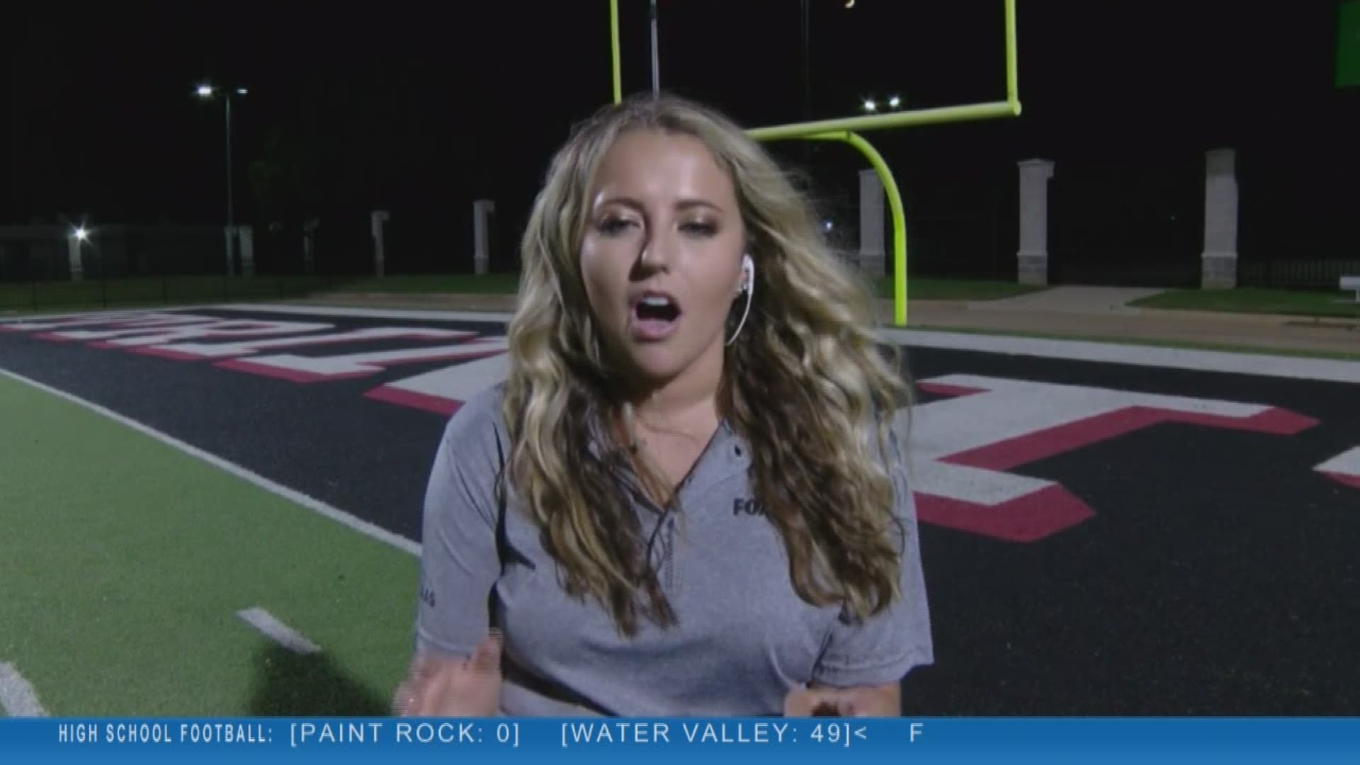 Our newest FOX West Texas Sports reporter Casey Buscher covers her first West Texas football game.