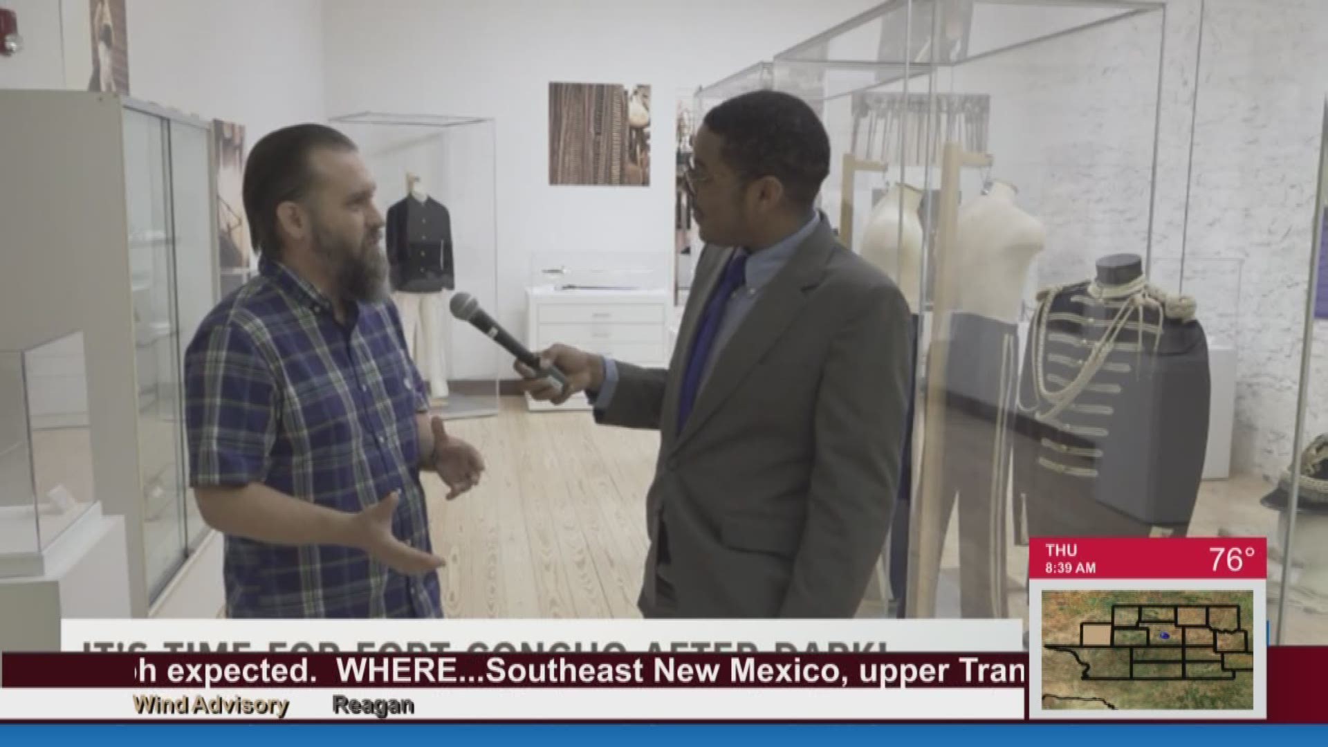 Our Malik Mingo spoke to a museum curator at Old Fort Concho about a new display of the Douglas McChristian collection.