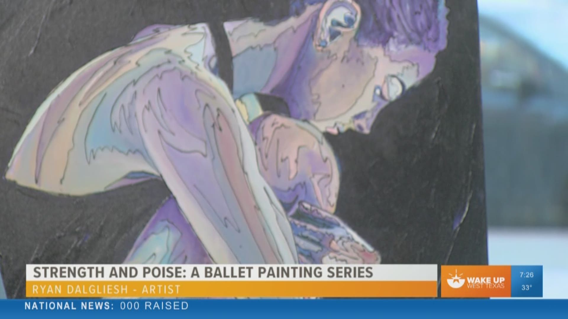 Our Malik Mingo speaks with local artist, Ryan Dalgliesh about his new exhibit that features ballet dancers.