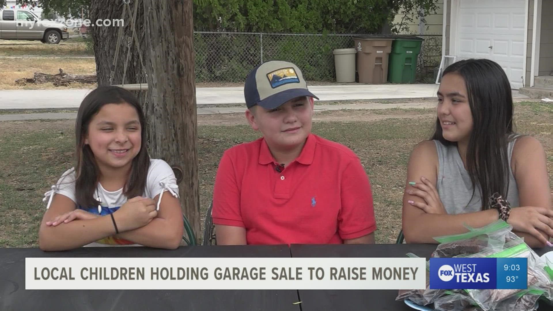 Three San Angelo children had an idea to hold a garage sale in the community, so they're making it happen!