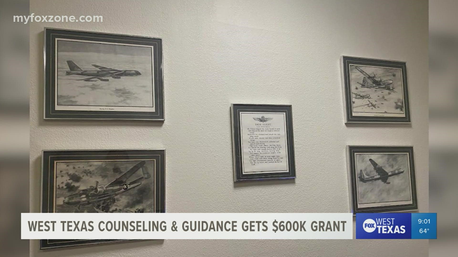 The San Angelo Health Foundation awarded West Texas Counseling & Guidance $600,000. A third of the funds will be used towards the expansion of the veterans program.