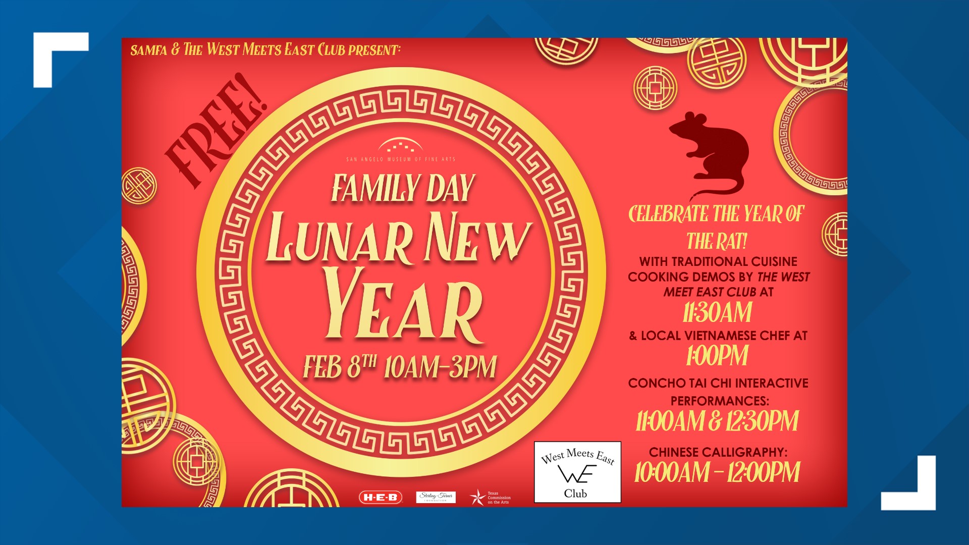 SAMFA, The West Meets East Club host Family Day Lunar New Year