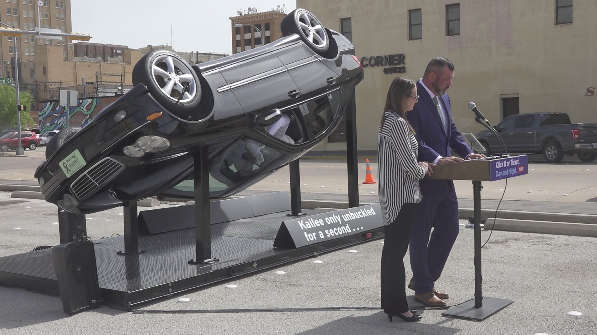 The 'Click it or Ticket' campaign kicked off in the state of Texas.