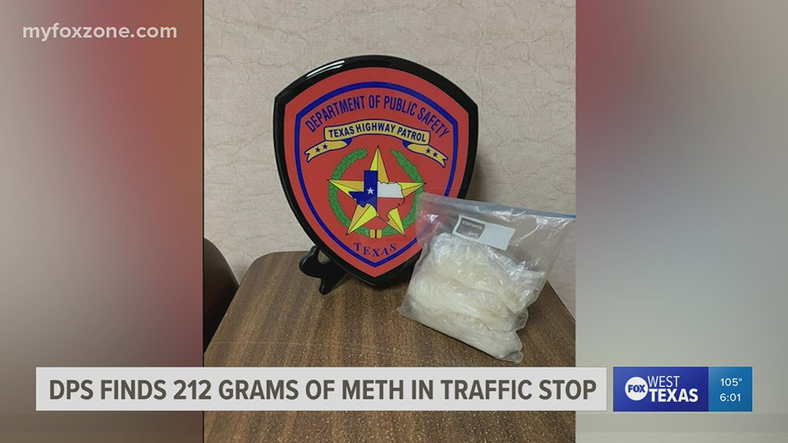 DPS seizes 212 grams of meth after traffic stop