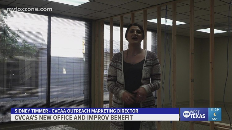 CVCAA's new office and improv benefit
