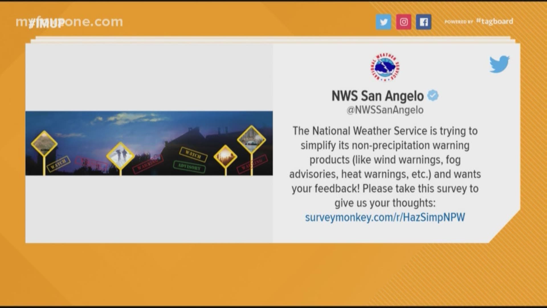 The National Weather Service is looking to simply their more than 120 weather watches, warnings and advisories. 