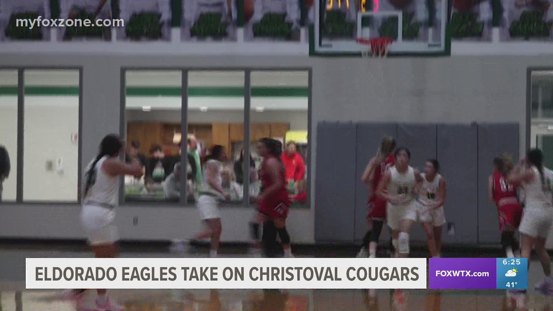 One of tonight's games features a rivalry game between the Christoval Cougars and the Eldorado Eagles.