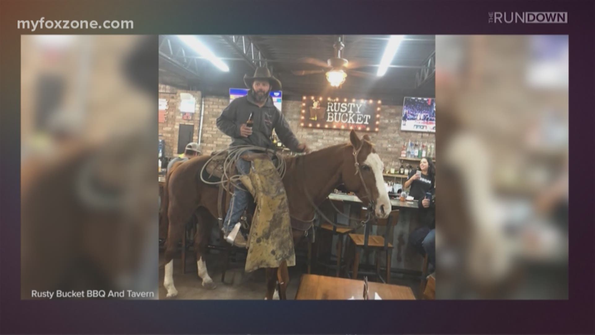 Texas Always & Forever: A man rides into a West Texas bar on a horse!