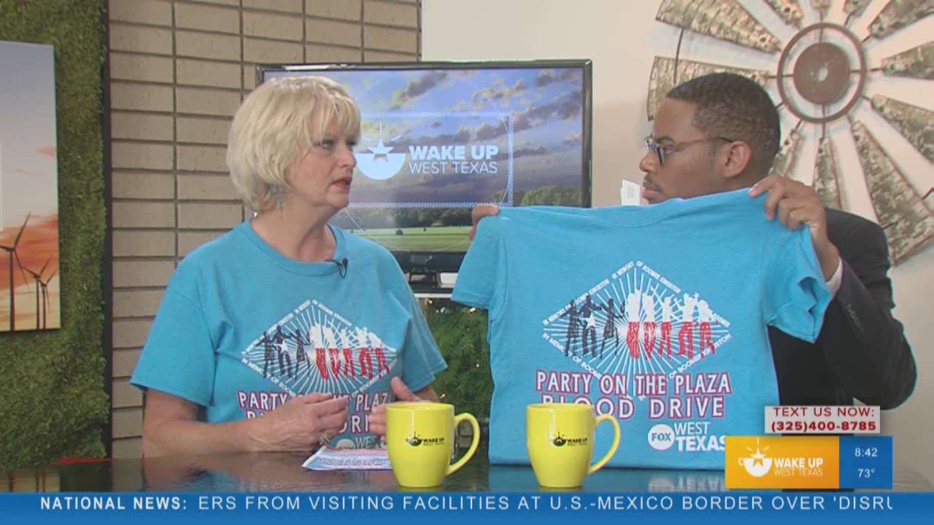 Our Malik Mingo spoke with the donor recruitment supervisor about the Party on the Plaza blood drive on August 30 from 8 am-noon at the FOX West Texas studios.