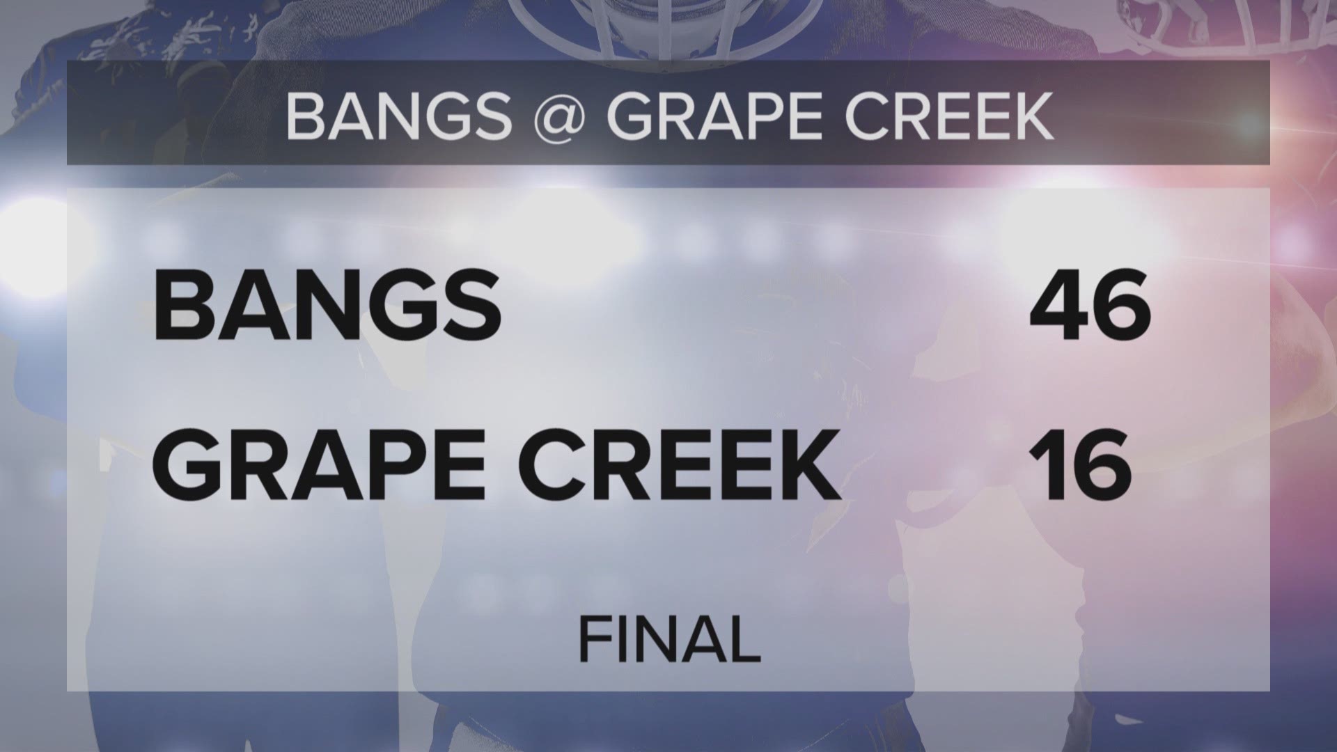 Bangs at Grape Creek highlights