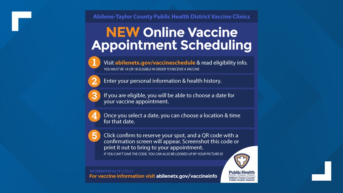 Self-scheduling Now Available For COVID-19 Vaccination Clinics ...