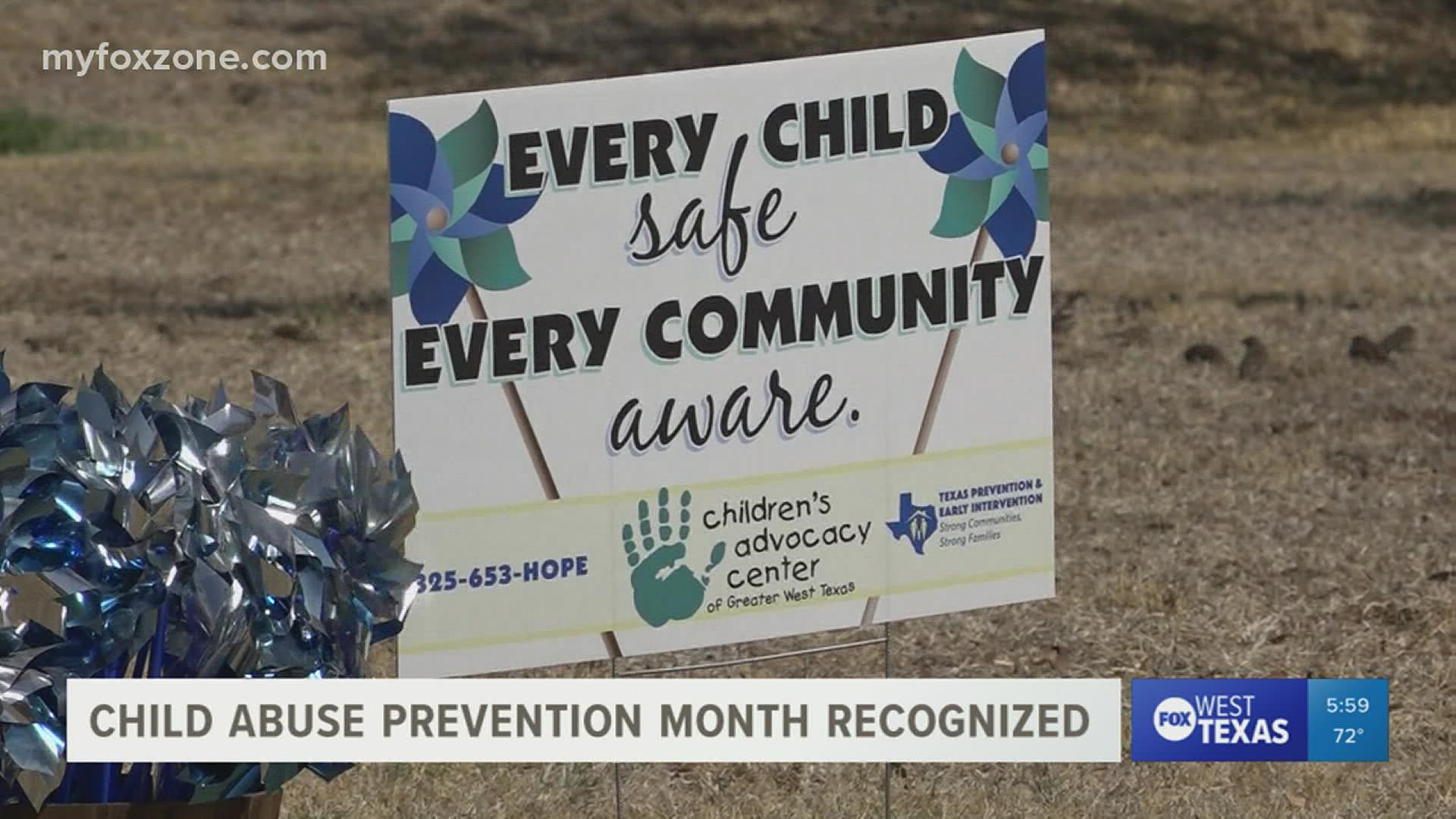 The Children's Advocacy Center of Greater West Texas is using the pinwheel to signify hope, health and happiness for children who need it this month.