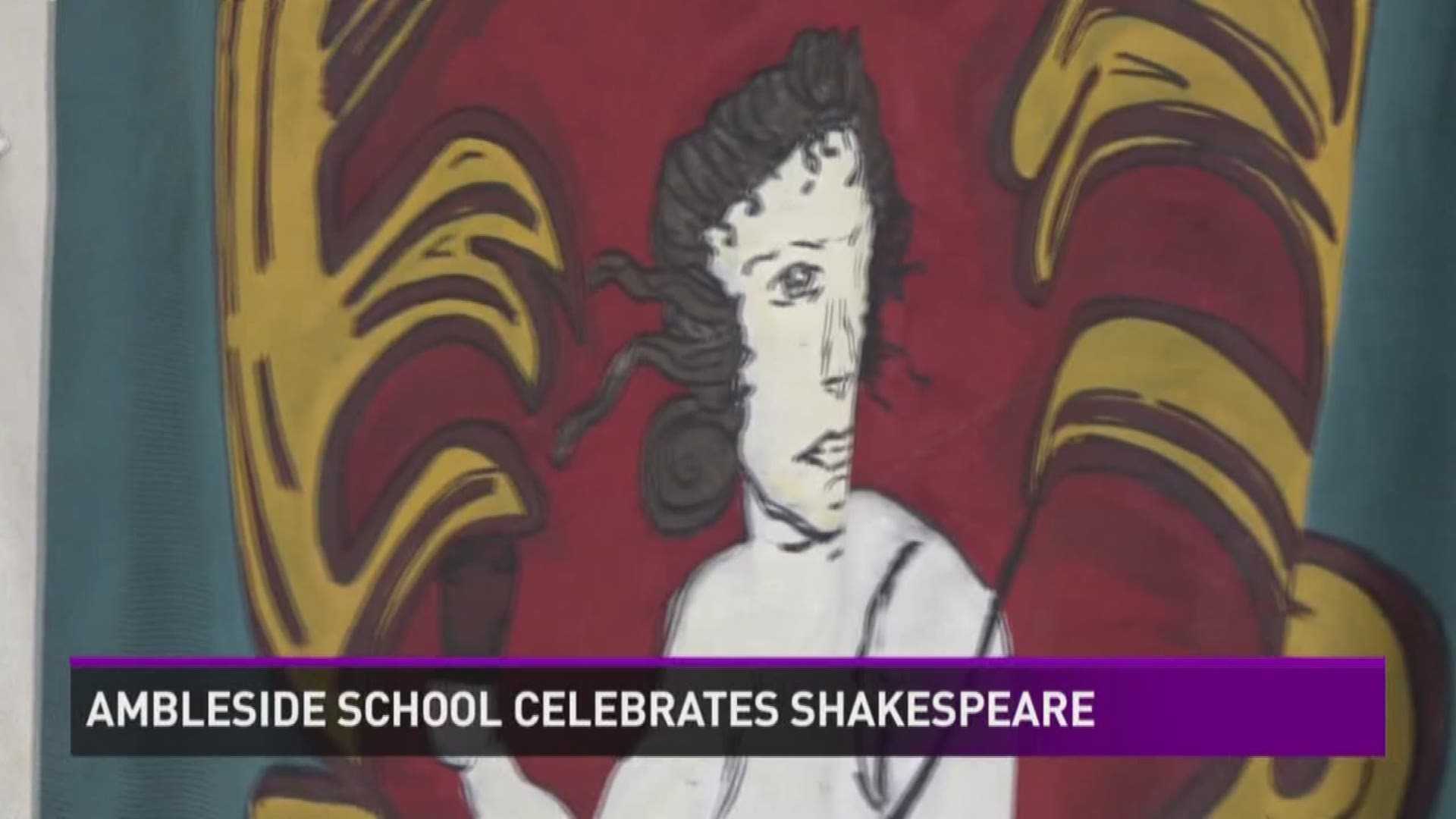 A famous playwright go this moment in the spotlight, as Ambleside School of San Angelo celebrated Shakespeare.
