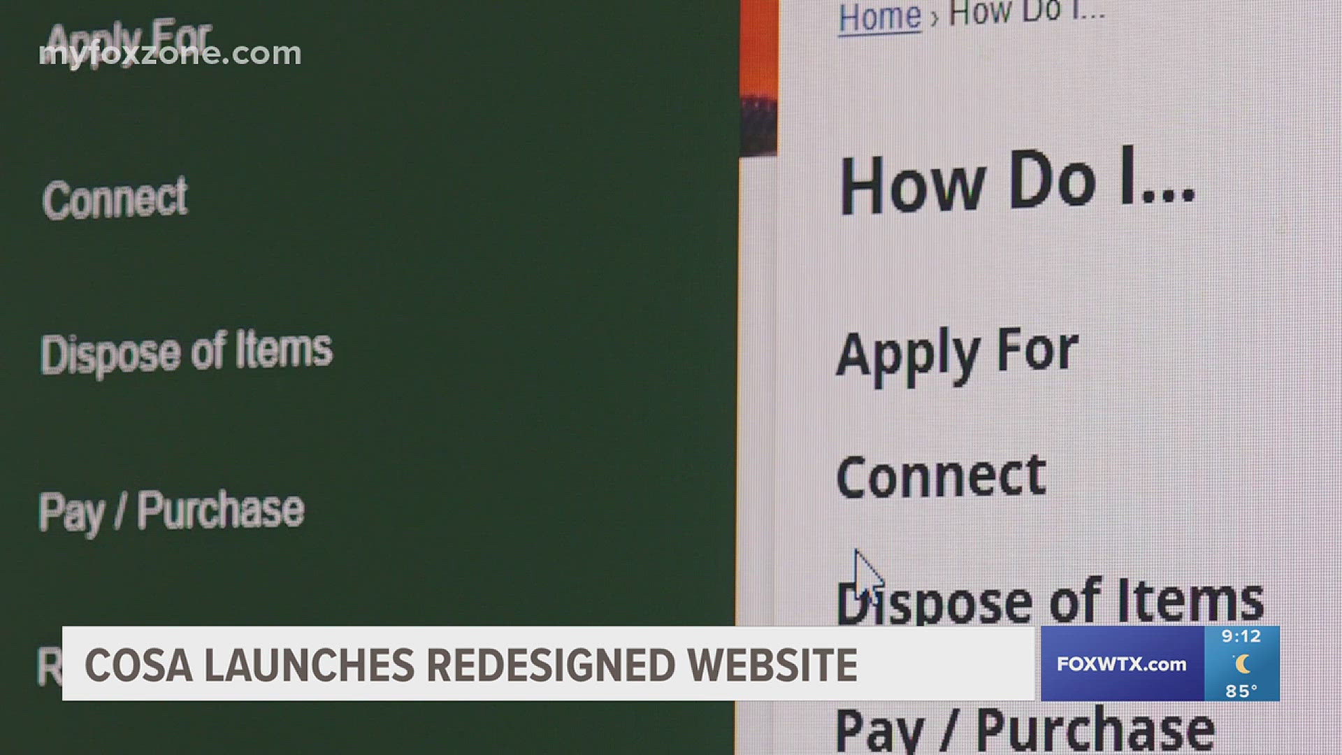 The changes include a domain name switch, from .com to .gov.