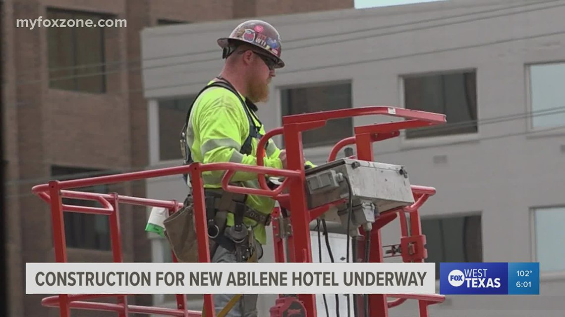 Abilene's Doubletree by Hilton construction ahead of schedule