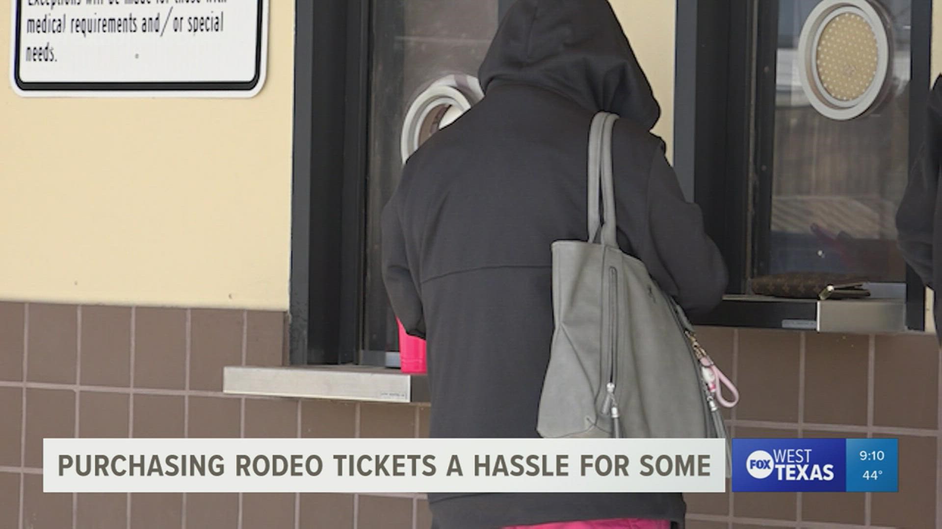 People have complained about the rodeo's website crashing and long lines at the box office.