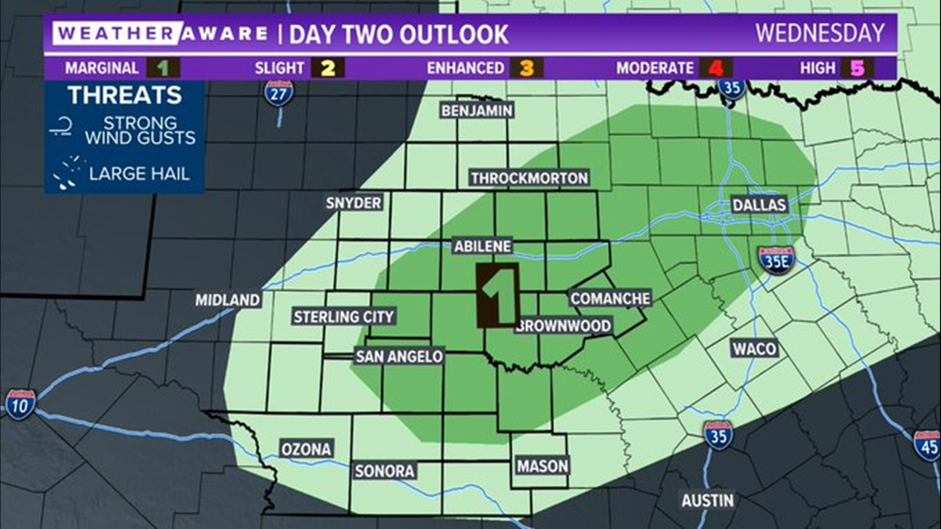 Severe thunderstorms possible for West Texas | myfoxzone.com