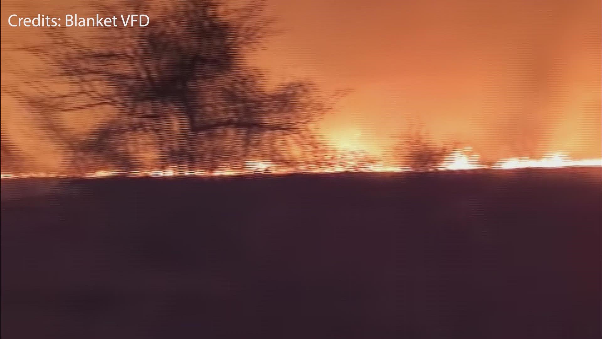 Wildfires engulfed parts of Central and West Texas, but the Brown County community decided to help one another persevere through the sudden fire.