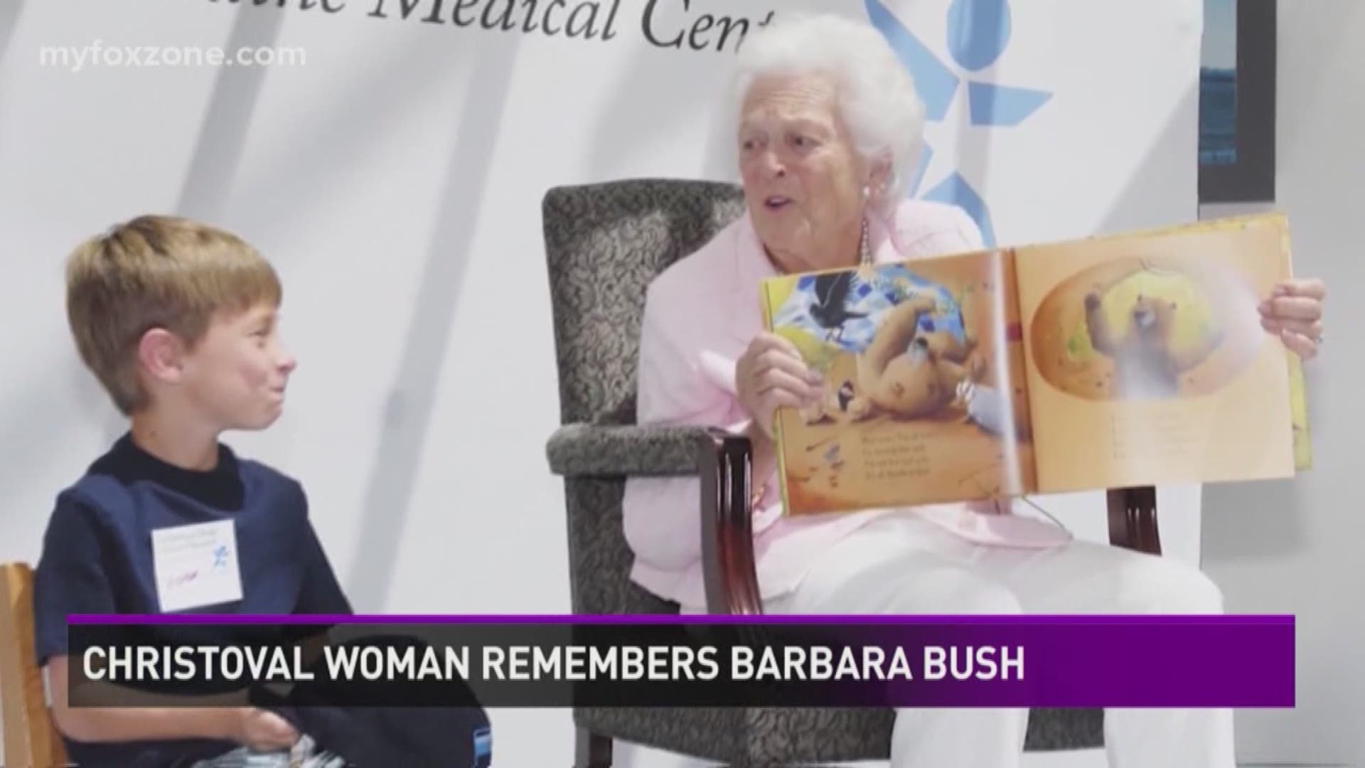 A Christoval woman remembers her time with Barbara Bush