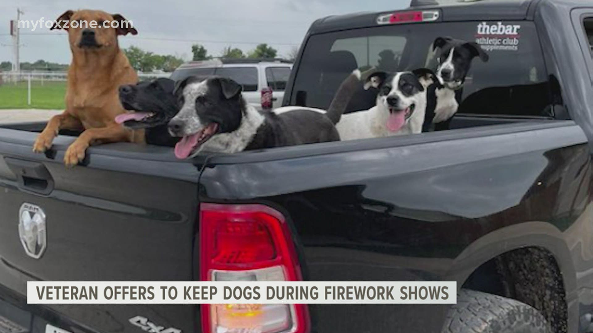 A San Angelo native is opening up his home to others' dogs during firework shows to help keep them safe, calm and protected.